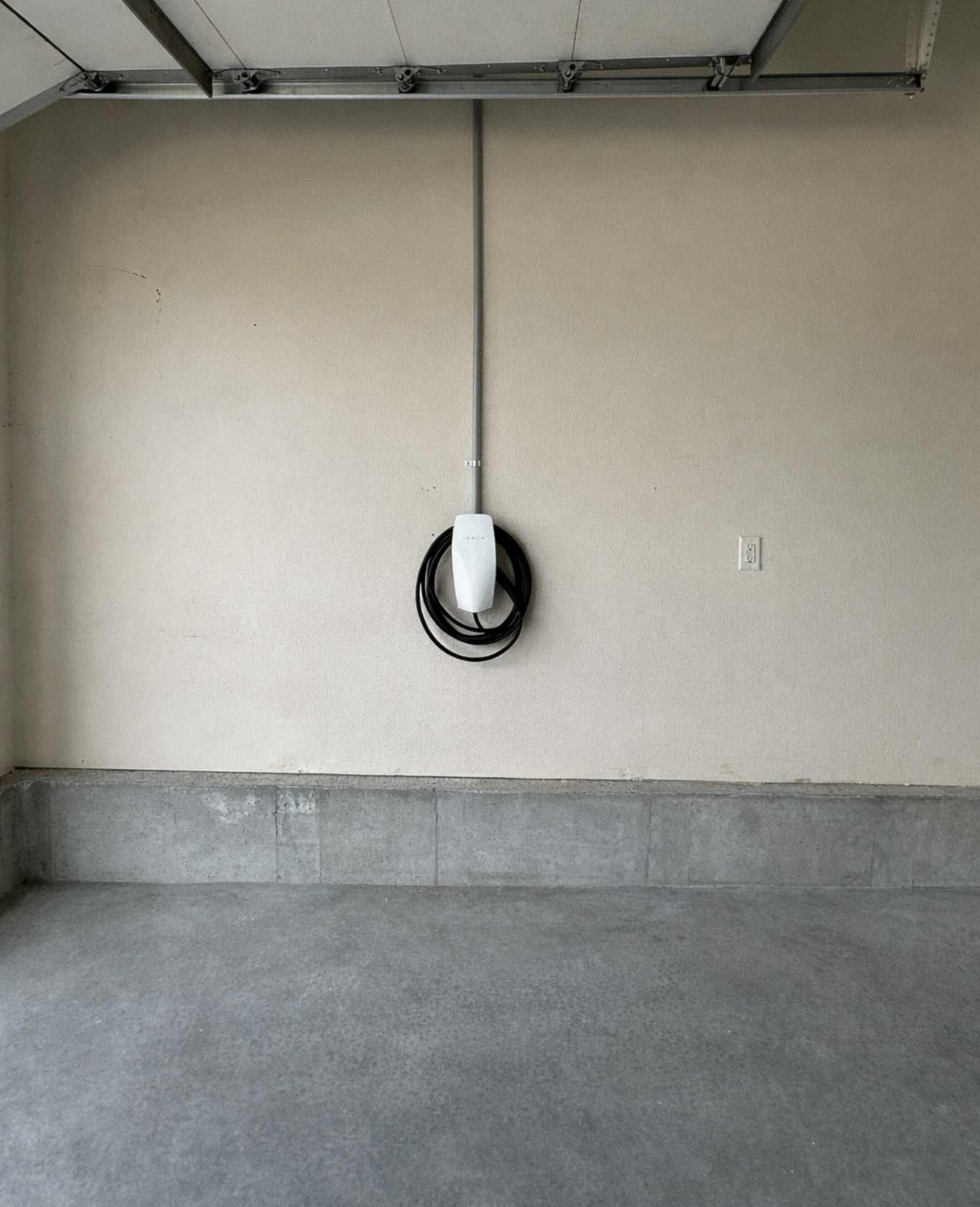 Watt-Zen charger installation close-up